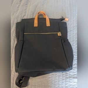 Thirty One Journey Backpack in Black with Tan